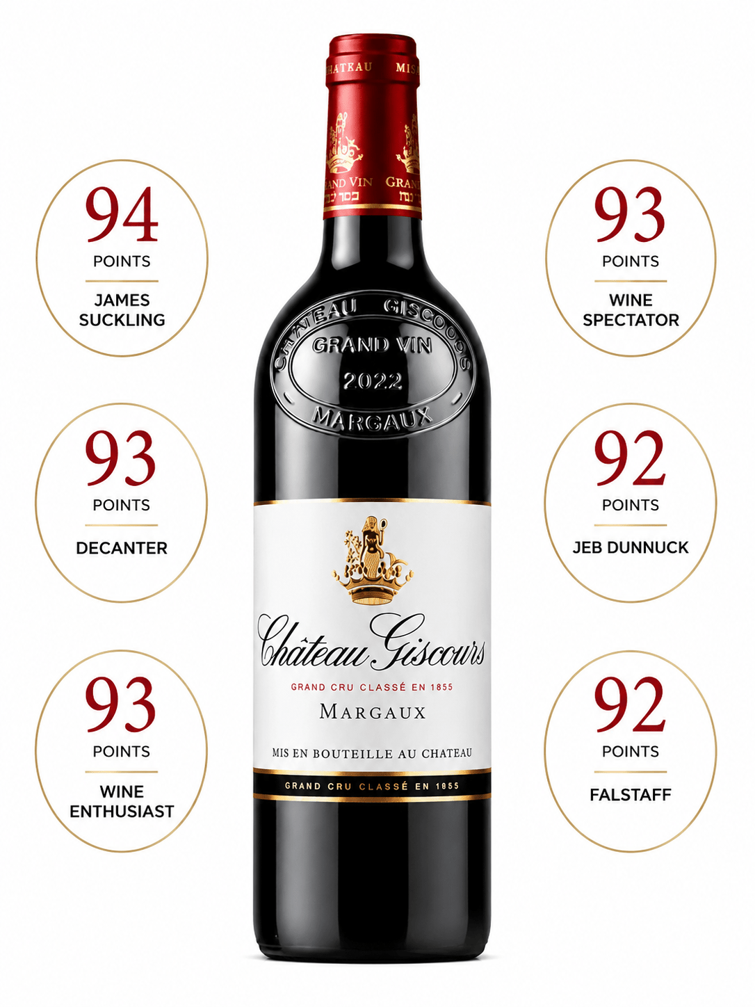 Chateau Giscours Margaux Grand Cru Classé 2022 - KosherWineWorld.com