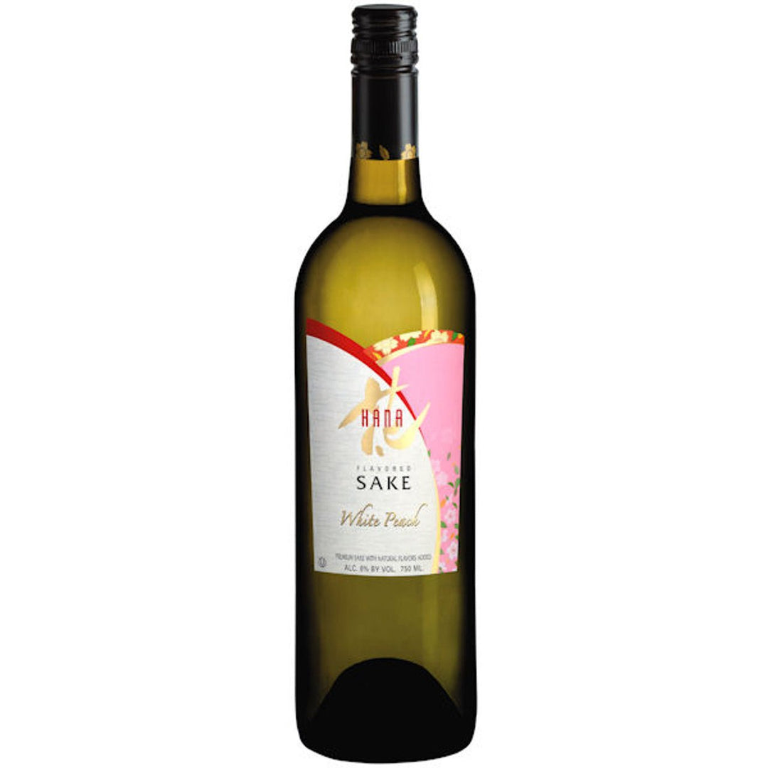 Hana White Peach Flavored Sake - KosherWineWorld.com