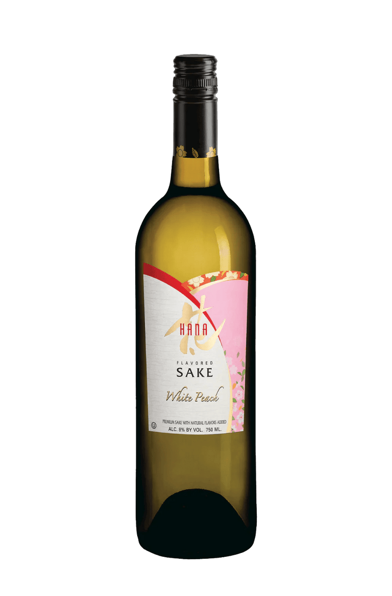 Hana White Peach Flavored Sake - KosherWineWorld.com