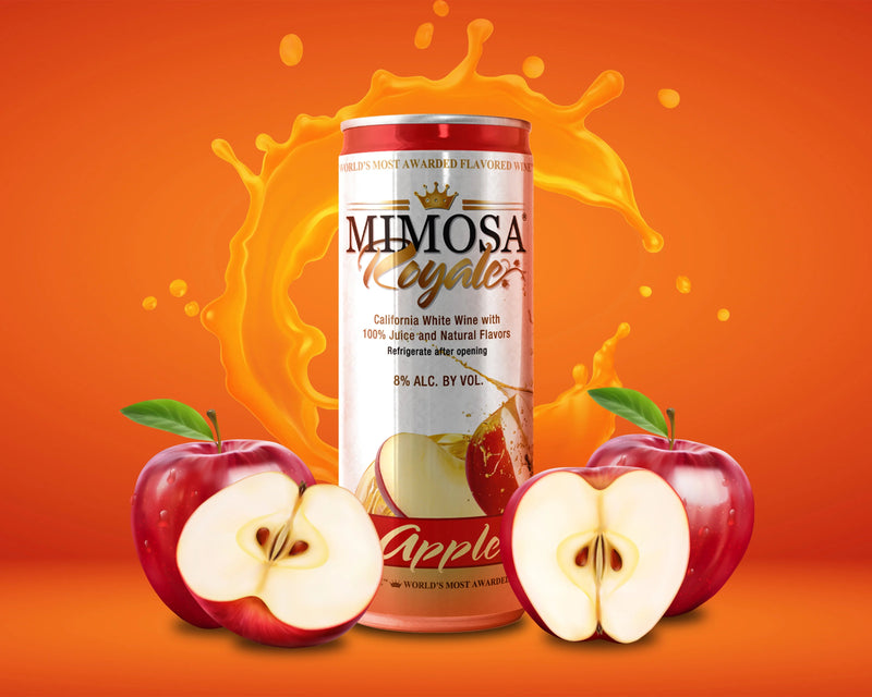 Mimosa Royale Apple Cans 4PK 355ML - KosherWineWorld.com