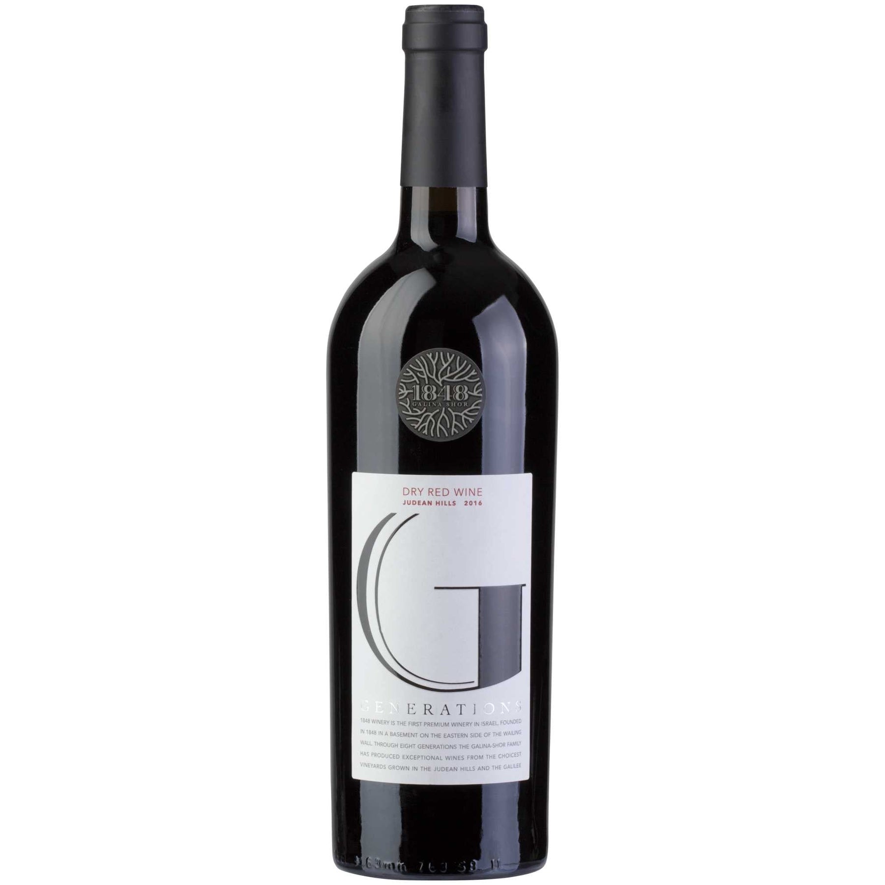 1848 Generations Dry Red 2021 - Kosher Wine World – KosherWineWorld.com