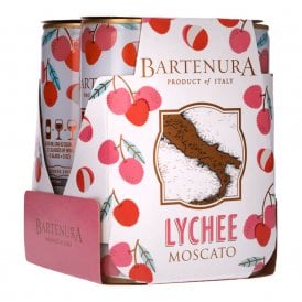 Bartenura Lychee Moscato Cans 4pk - Kosher Wine World