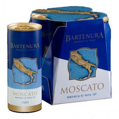 Bartenura Moscato Cans 4Pk - Kosher Wine World