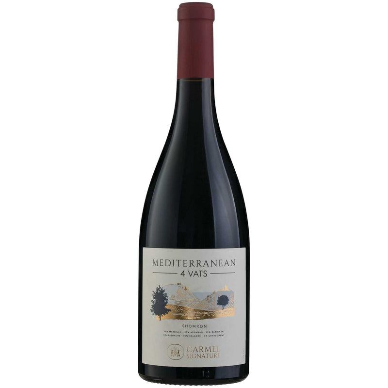 Carmel Mediterranean 4 Vats Red 2020 - Kosher Wine World