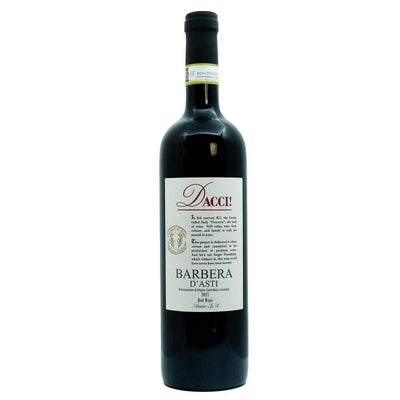 Dacci Barbera D'Asti DOCG 2021 - Kosher Wine World