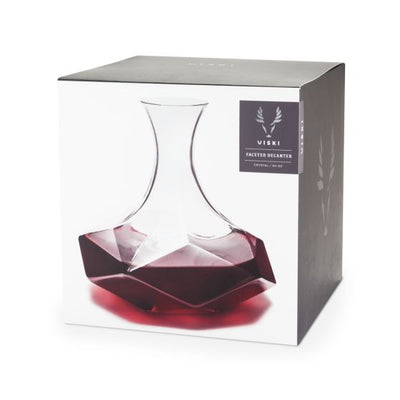 Faceted Crystal Wine Decanter by Viski® - Kosher Wine World