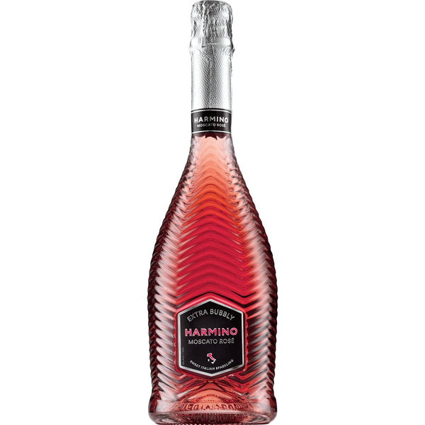 Harmino Wave Sparkling Extra Bubbly Moscato Rose - Kosher Wine