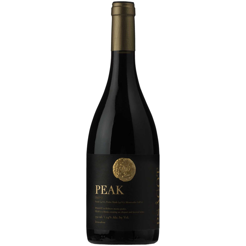 Psagot Peak 2019 (Made from Syrah, Petite Syrah, and Mourvèdre varietals) - Kosher Wine World