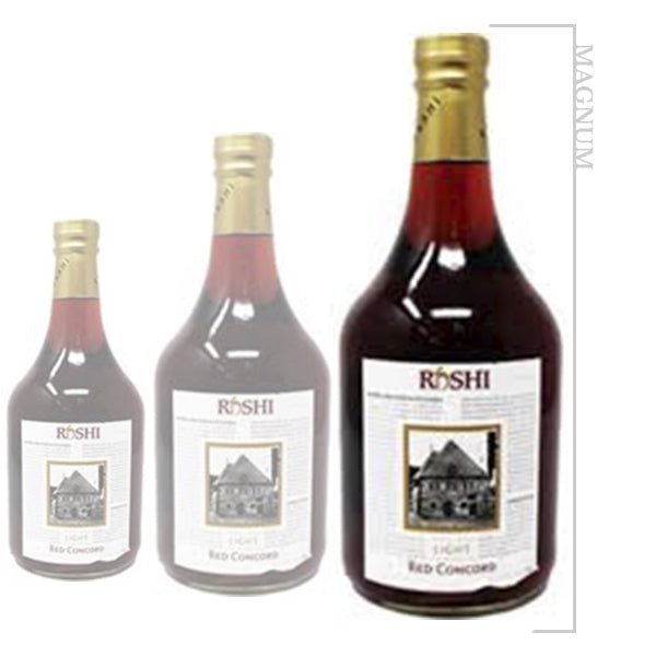 Rashi Light Red Concord Magnum 1.5Liter (Not Mevoshal ) - Kosher Wine World